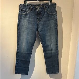 Ag Adriano Goldschmied Blue Jeans with Vintage Wash